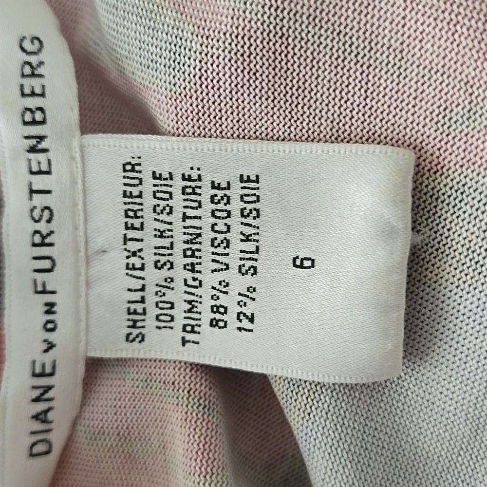 Diane Von Furstenberg Elegant Lonnie Faux Wrap Dress - Picture 7 of 7
